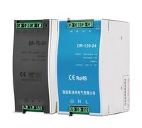 Fuente de alimentación conmutada industrial for riel DIN DR75 DR-120-12, 75 W, 120 W, 12 V, 24 V, 48 V CA/CC, salida única, for iluminación LED(24V,75W)