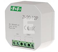 Fuente de alimentación conmutada para enchufe 180-264 V CA, salida 12 V CC 1,6 A 20 W ZI-20-12P