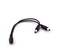 Fuente de alimentación de 12V CC 1 Hembra a 2 3 4 5 8 Macho Divisor Cable de extensión de Enchufe Conector de Cable 5,5 * 2,1mm for Tira de luz Led(1 to 2way)