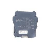 Fuente de alimentación de 220 V, entrada de 4-20 mA, aislador de señal analógica de CC de 4-20 mA, convertidor de 0-10 V, instalación en riel de 35 mm(1 in 2 Out,4-20MA-220V-0-10V)