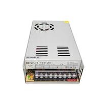 Fuente de alimentación de 24 V 400 W, controlador de fuente de alimentación conmutada para tira LED CA 100-240 V entrada a CC 24 V CCTV