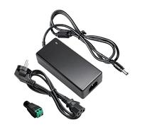 Fuente de Alimentación de 24V 6A, Adaptador de 144W, 100-240V CA a 24V 6A Fuente de Alimentación CC con Conector de Terminal LED con Conector de Salida CC de 5,5 x 2,1/5,5 mm para Tiras de Luz