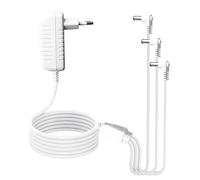 Fuente de alimentación de 4,5 V para accesorios de iluminación Lemax, adaptador de corriente 94564-4,5 V con 3 opciones de conexión, enchufe plástico especial Navidad, adaptador de corriente 4,5 V