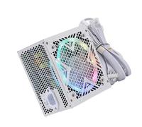 Fuente de alimentación de 650 W-850 W con ventilador de luz de color para chasis de computadora, ventilador de 12 cm, eficiente para jugadores y diseñadores, fuente de alimentación fiable para PC de
