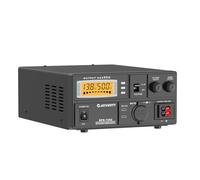 Fuente de alimentación de Banco Compacto Universal-Convertidor de alimentación de CA a CC de 50 A, salida ajustable de 9 a 15 V (fija conmutable de 13,8 V), conectores Anderson,USB-C Jesverty SPS-1352