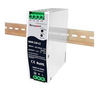 Fuente de alimentación de carril DIN de 12V, 120W, 10A; transformador 230v a 12v led, carril DIN, alimentación 12 voltios, transformador campana, ReleyWell, NDR-120-12
