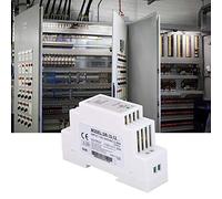 Fuente de Alimentación de Carril DIN DR-15-12, 15 W, Rendimiento Estable para Gabinete de Control, Equipo de Control Industrial, Montaje en Carril DIN, Carcasa de Plástico de