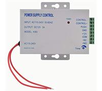 Fuente de alimentación de Control de Acceso, Controlador de Fuente de alimentación de CA 110-240 V a CC 12 V para sistemade Acceso a Puerta, Timbre con vídeo, Cerrojo eléctrico,