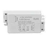Fuente de Alimentación de Corriente Constante de bajo Voltaje con Controlador LED de 12W para Focos de Luces G4 MR11 con Diseño Cerrado y Seguro