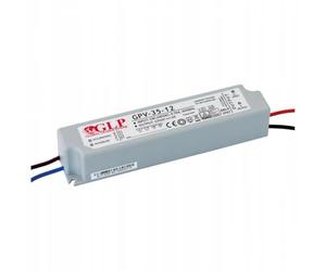 Fuente de alimentación de glp voltaje de corriente continua hermética a led 12v, 3a, 36w (gpv-35-12)