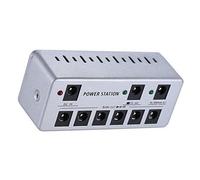 Fuente de alimentación de pedal de 6/8 con salida aislada. Fuente de alimentación de pedal pequeño. Fuente de alimentación de 6/8 vías de un solo bloque para instrumentos