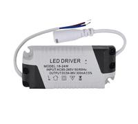Fuente de alimentación del controlador LED 3-4W 4-7W 8-12W 12-18W 18-24W 24-36W tubo de alimentación lámpara panel lámpara iluminación(18-24W DC,6PCS)