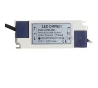 Fuente de alimentación del controlador LED 36W 40W 45W 48W 50W Salida de luz DC24-42V 900mA 1200mA 1500mA Conector de CC del controlador externo(1000mA DC24-42V,1pcs 36-48W)