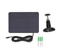 Fuente de alimentación del panel solar 4W 5V Exterior Impermeable Resistente a la intemperie Carga rápida Soportes regulables para aparatos eléctricos de bajo consumo Luces de