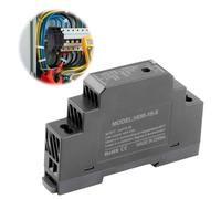 Fuente de alimentación DIN-Rail 5V DC 3A 15W, Transformador DIN-Rail AC 100-240V Ajustable, Convertidor DIN Para Hogar O Automatización Industrial, Caja DIN Estable
