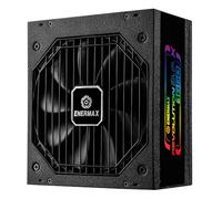 Fuente de alimentación ENERMAX Revolution D.F. X ARGB ATX3.0 PCI-e 5.0 Compact Gaming&Streaming PC 1650W 80Plus Gold (Totalmente Modular, 2X 12VHPWR, Semi-sin Ventilador), ERT1650EWT, Negro