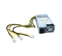 Fuente de alimentación flexible ATX de 1U 250/300/400/500W que ahorra espacio con cable fijo y compatibilidad PCIe de 6 pines mejorada, fuente de alimentación de carcasa de metal