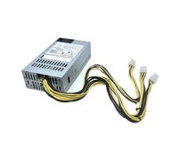 Fuente de alimentación flexible ATX de 1U 250/300/400/500W que ahorra espacio con cable fijo y compatibilidad PCIe de 6 pines mejorada, fuente de alimentación de carcasa de metal