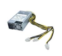 Fuente de alimentación flexible ATX de 1U 250/300/400/500W que ahorra espacio con cable fijo y compatibilidad PCIe de 6 pines mejorada, fuente de alimentación de carcasa de metal