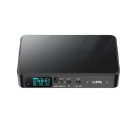 Fuente de alimentación ininterrumpida tipo C de 5,5 x 2,1 mm, puerto para electrónica doméstica, compatible con salida DC5V9V12V2A, batería de respaldo potente ajustable