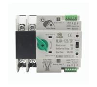 Fuente de alimentación Inversor fotoico de 230V, modelo de conmutación de potencia continua, Doble potencia, interruptor de conversión automática NLQ4-125/2P 63A 100A 16A-125A(2P 100A)