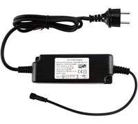 Fuente de alimentación LED de 12 V 48 W IP67 resistente al agua, transformador de 230 V a 12 V CC 4 A, transformador LED con conector de 1,8 m y cable de conexión de 0,5 m para exteriores, tira LED