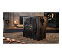 MODECOM Volcano HEX Fuente de alimentación Platinum de 850 W, ventilador de 140 mm, módulo completo, fuente de alimentación ATX PC para ordenador de juegos, certificación 80 Plus Platinum, alta