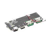 Fuente de alimentación móvil de alta capacidad de 22,5 W con 5 puertos y módulo de carga rápida para proyectos de computación, placa de circuito de carga