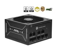 MSI mag A650GLS PCIE5 Unidad de Fuente de alimentación, 650 W, 80 Plus Gold, ATX 3.1, Soporte de GPU PCIe 5.1, Nativo 12V-2x6, Conector de Doble Color 12V-2x6, Fuente de alimentación ATX, Cables de