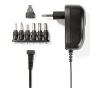 Fuente de Alimentación Nedis ACPA001 12W Universal Compacta Indicador LED 6 Conectores