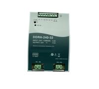 Fuente de Alimentacion para Carril DIN Convertidor de tipo riel DIN DDRH-240 de 240 W con entrada ultra ancha de 250-1500 V CC a CC de 12 V, 24 V, 32 V y 48 V(DDRH-240-24)