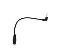 Fuente de Alimentación para Efectos de Guitarra 5, 5mm a 3, 5 Mm | Punta Positiva, Negro, Plástico y Metal, para Pedal Dod, Conexión Compacta para Equipos de Guitarra