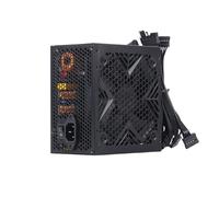 Fuente de alimentación para PC para juegos de tamaño pequeño que mejora la disipación del calor y el juego de cables largos de 550 W/650 W/750 W