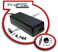 Fuente de alimentación para portátiles HP (clavija central) - 19 V 47 A 90 W