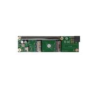 Fuente de Alimentación PCIe 5.0 16x A Placa Base MCIO de 6 Pines para Tarjeta Gráfica Discreta GPU, Adaptador de Expansión GPU Externo