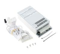 Fuente de alimentación pequeña de 1U de 300 W con control inteligente de ventilador silencioso para carcasa de PC y servidores pequeños, alimentación de gestión de cables