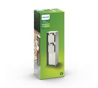 Fuente de alimentación Philips myGarden, resistente a la intemperie IP44, acero inoxidable, 30H x 20W x 10T cm
