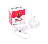 Fuente de alimentación Raspberry Pi 4 USB Tipo-C 5.1V 3A 15W Blanca