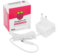 Fuente de Alimentación Raspberry RB-PS-PI4-WH 5V 3A USB-C blanca compatible Raspberry Pi 4B