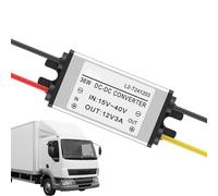 Fuente De Alimentacion Reductora DC - Módulo Adaptador de Corriente Ajustable | Convertidor de 24V a 12V DC | para Camión, Vehículo Recreativo RV, y Módulo de Electrónica Automotriz