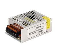 Fuente de alimentación regulada SustVita de 12 V, 5 A, 60 W, Adaptador Universal de CA/CC y Transformador conmutado para Tiras de Luces LED, cámaras de CCTV y proyectos