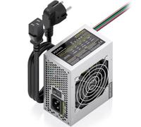 AISENS - ASPC-500SFX-PSE - Fuente ALIMENTACION SFX 500W con Cable DE ALIMENTACION OEM, Plata