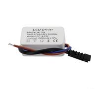 Fuente de alimentación transformador de controlador de corriente constante 260mA para accesorios LED que soportan 1 rango de potencia de 24 W con protección integrada contra sobrecarga y cortocircuito