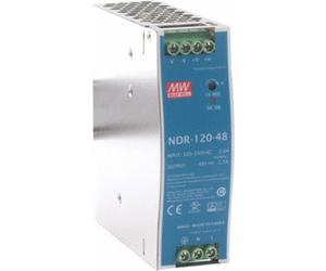 Fuente de alimentación universal Mean Well NDR 48V 2.5A | NDR-120-48