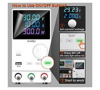 Fuente de alimentación variable Color de laboratorio corriente continua Fuente de alimentación ajustable 6 0V 5A USB Fuente de alimentación de banco 3 0v 10a 120v3a Voltaje estabilizado SPPS-B3010 Fue