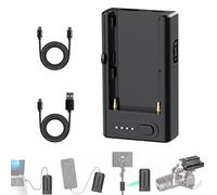 Fuente de alimentación ZGCINE Placa adaptadora de batería función de Carga rápida múltiples Salidas para Sony NP-F550 F570 F770 F970 batería NP-F para Todas Las cámaras DSLR/sin Espejo.