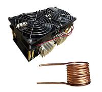 Fuente de alimentación ZVS de 1800 W, placa de calentamiento por inducción, módulo de 12 V-48 V, bobina de calefacción, placa de calentamiento con tubos de cobre, herramientas de bricolaje