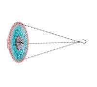 Fuente de baño colgante para pájaros al aire libre, energía solar, atrae pájaros, ardillas, comedero de jardín de gran capacidad, a prueba de ardillas, baño de pájaros de jardín