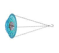 Fuente de baño colgante para pájaros al aire libre, fuente de energía solar, atrae pájaros, ardillas, gran capacidad, comedero de jardín, a prueba de ardillas, fuente de baño para pájaros