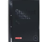 Fuente de Bloc de notas de la Universidad de bloque de colour code, encuadernación en espiral, cuadriculado, 70 G/qm, A4, colour negro